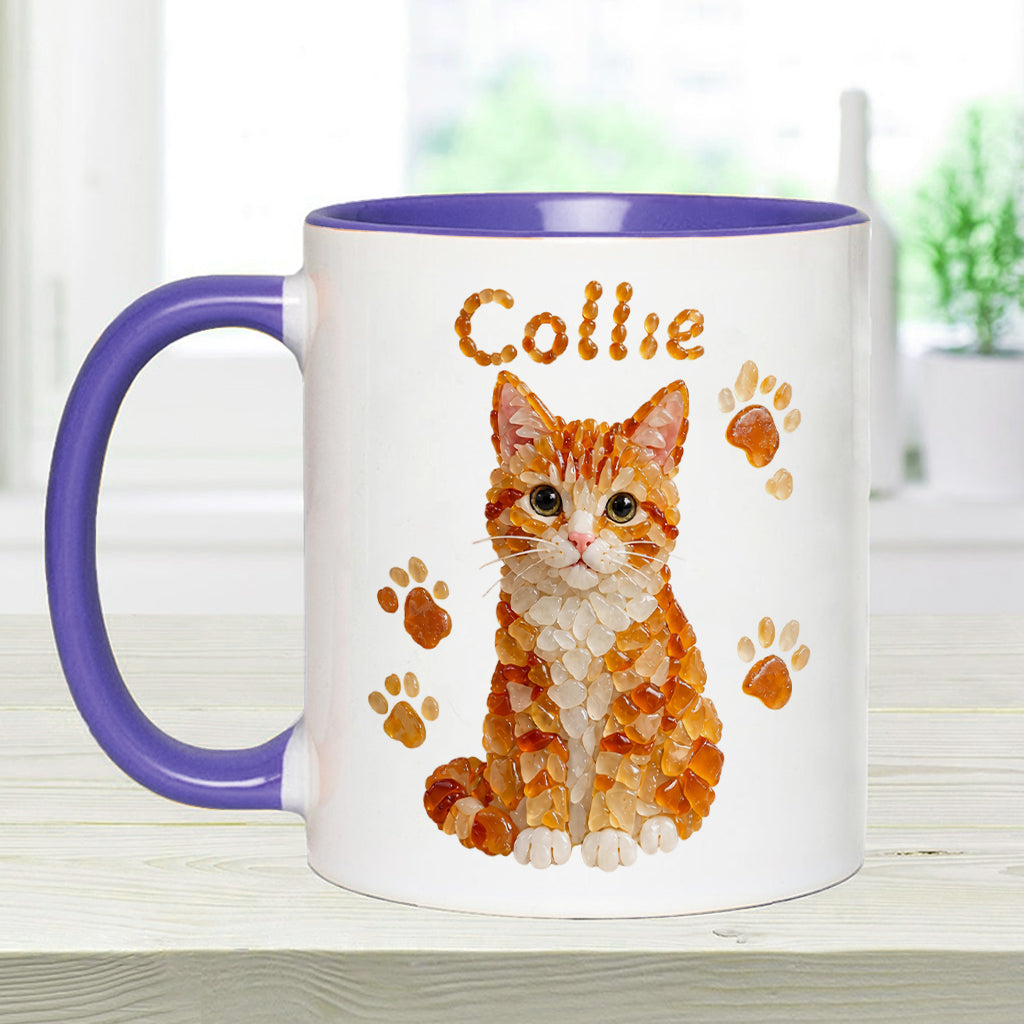 Art en Verre de Mer à partir de Photo d'Animal - Mug Personnalisé & Sous-Verre