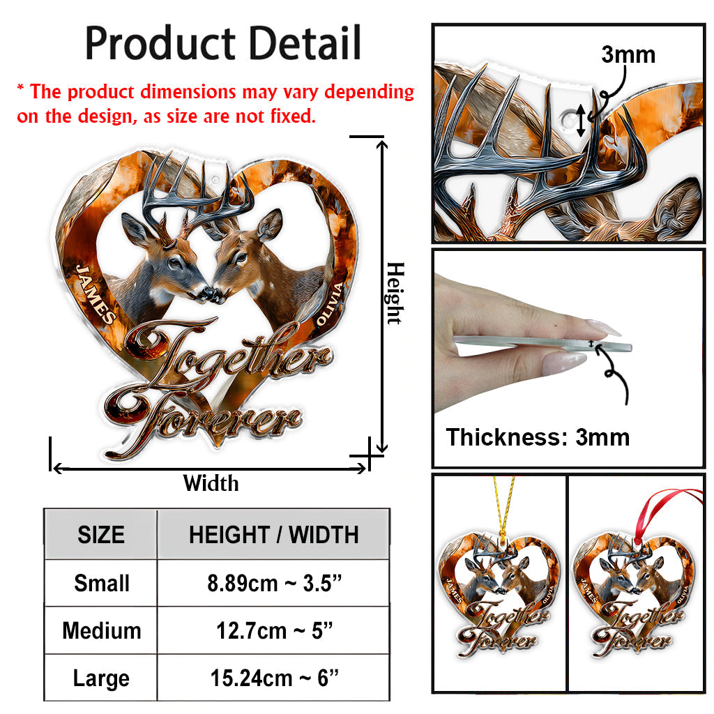 Ensemble pour toujours - Ornement personnalisé pour couple