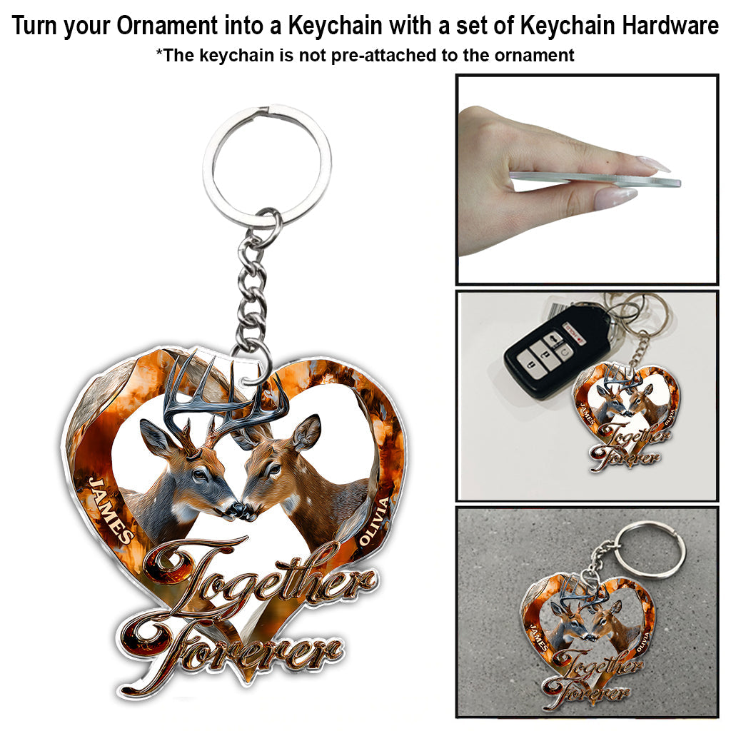 Ensemble pour toujours - Ornement personnalisé pour couple