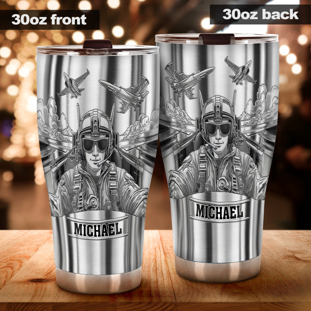 Le ciel n'est pas la limite - Gobelet isotherme personnalisé pour pilotes
