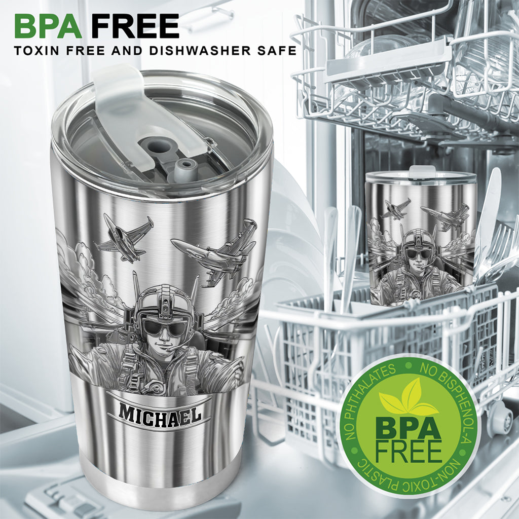 Le ciel n'est pas la limite - Gobelet isotherme personnalisé pour pilotes