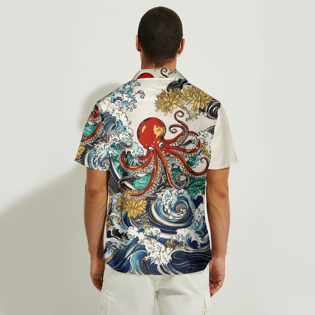 Japanese Sea Animal Art - Personalized Sea Lover Hawaiian Shirt