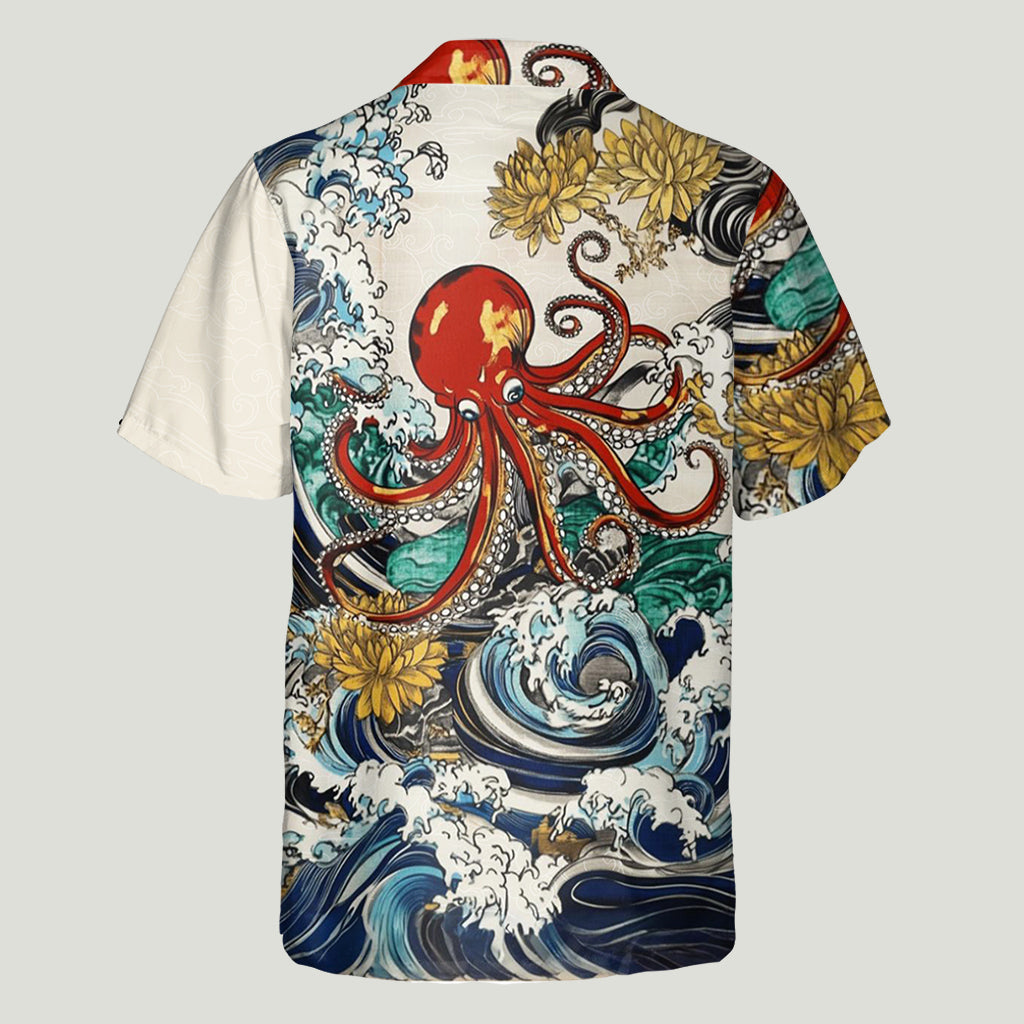 Japanese Sea Animal Art - Personalized Sea Lover Hawaiian Shirt