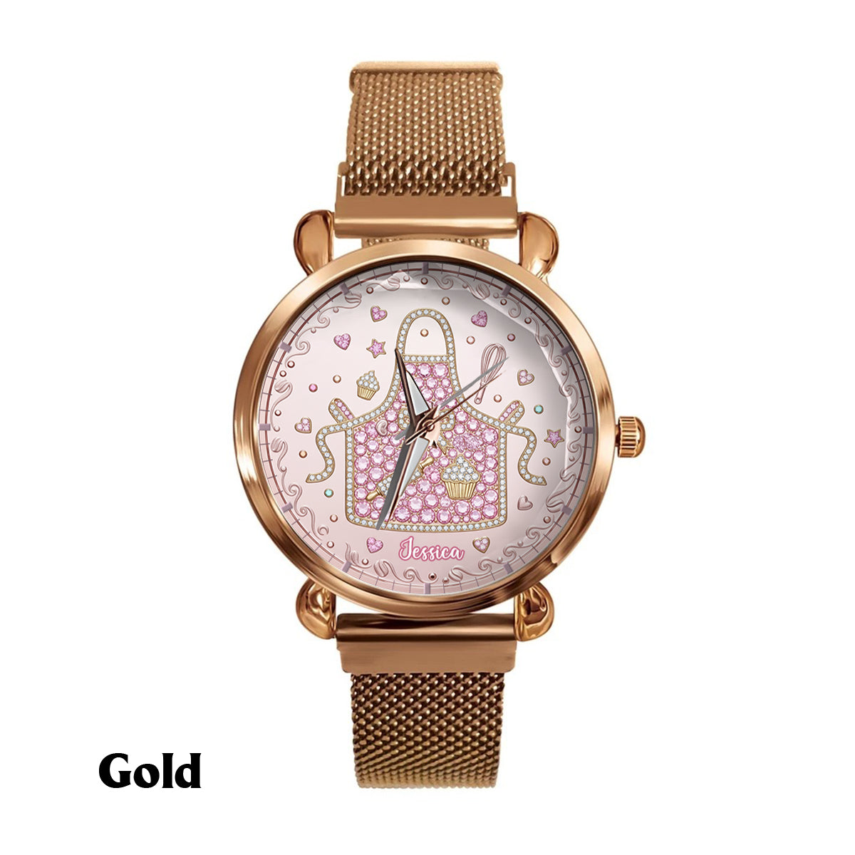 Passionnée de pâtisserie - Montre-bracelet personnalisée pour femmes passionnées de pâtisserie 
