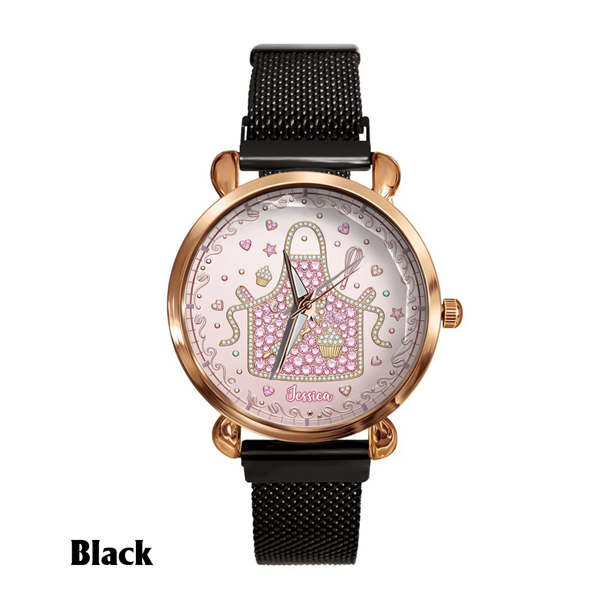 Passionnée de pâtisserie - Montre-bracelet personnalisée pour femmes passionnées de pâtisserie 