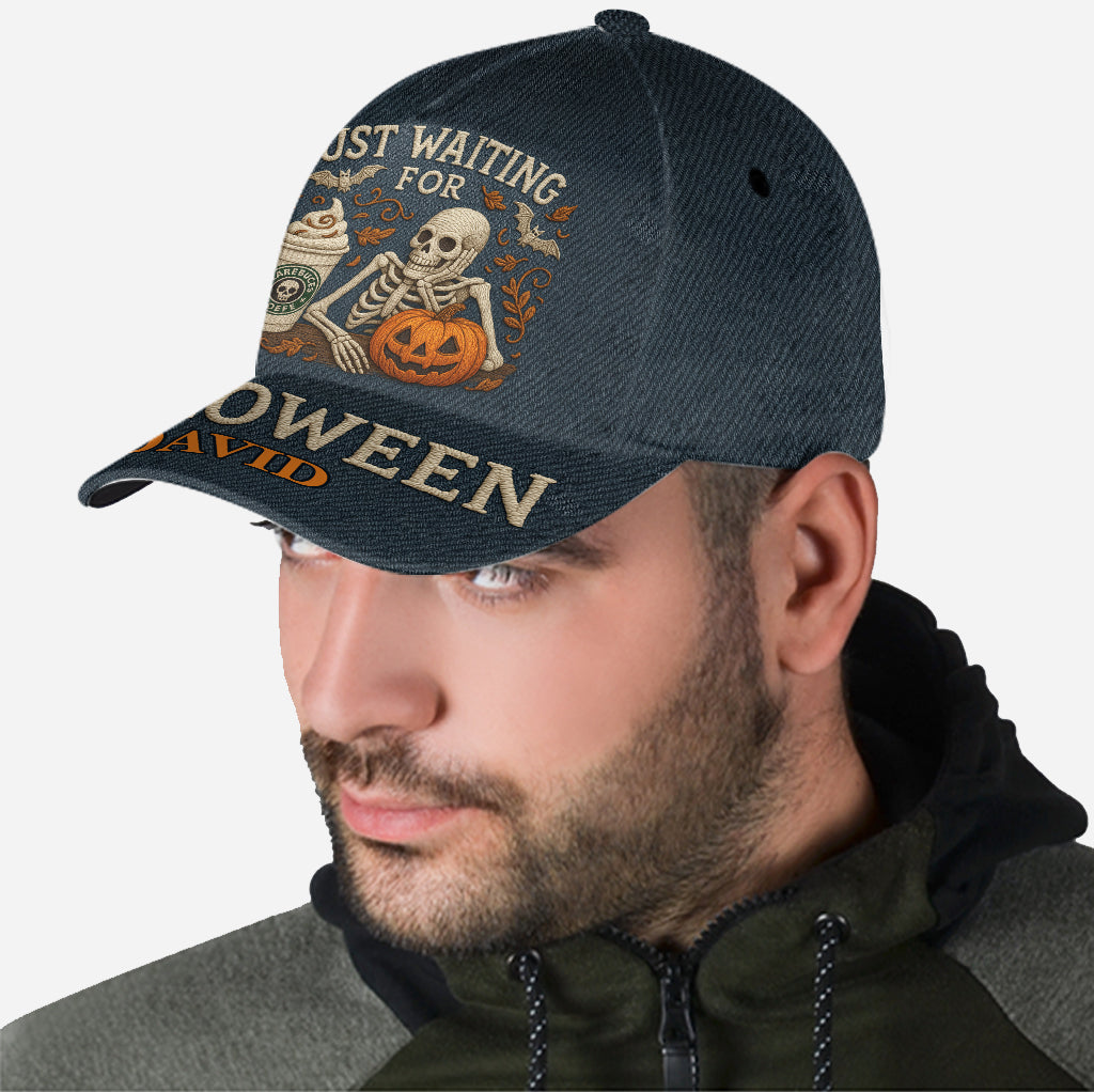 En attendant Halloween - Casquette classique personnalisée tête de mort