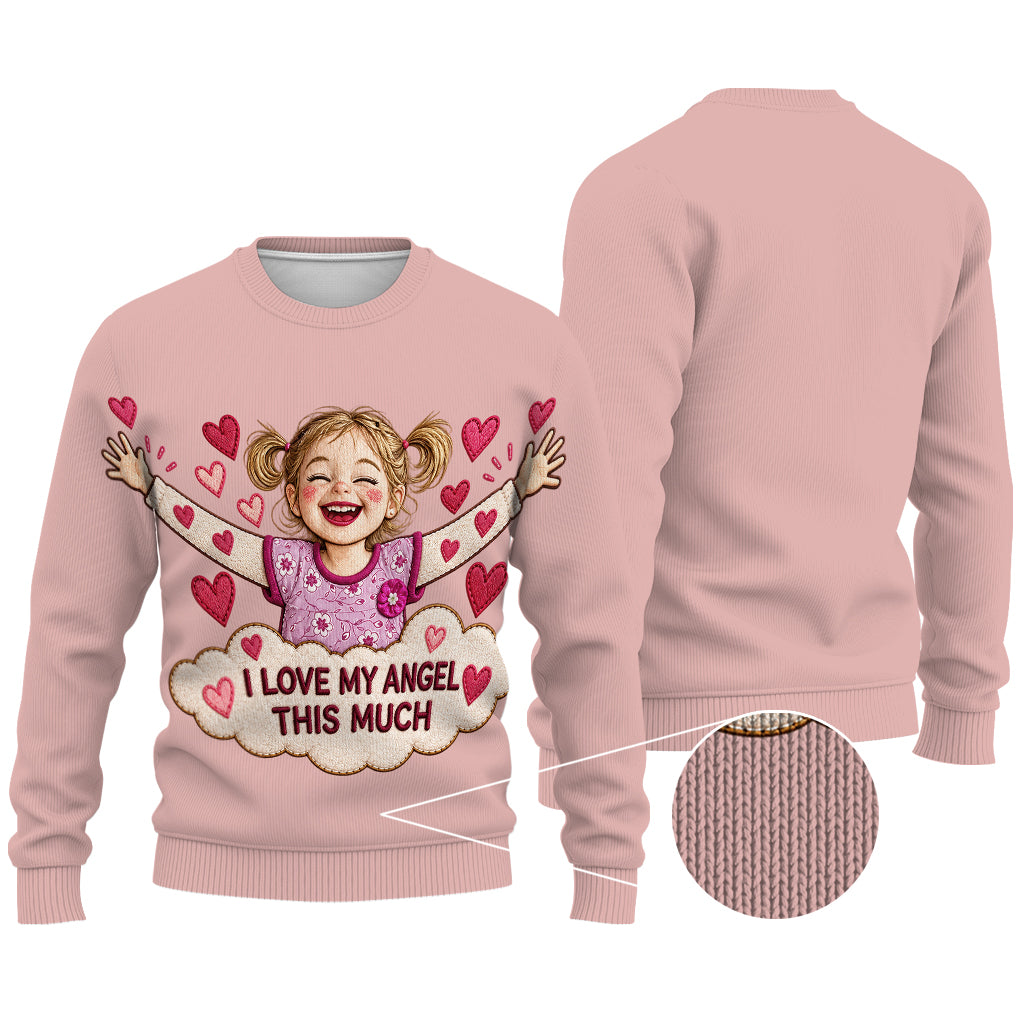 Cadeau pour Maman, Cadeau pour Mamie - Pull Personnalisé Enfant