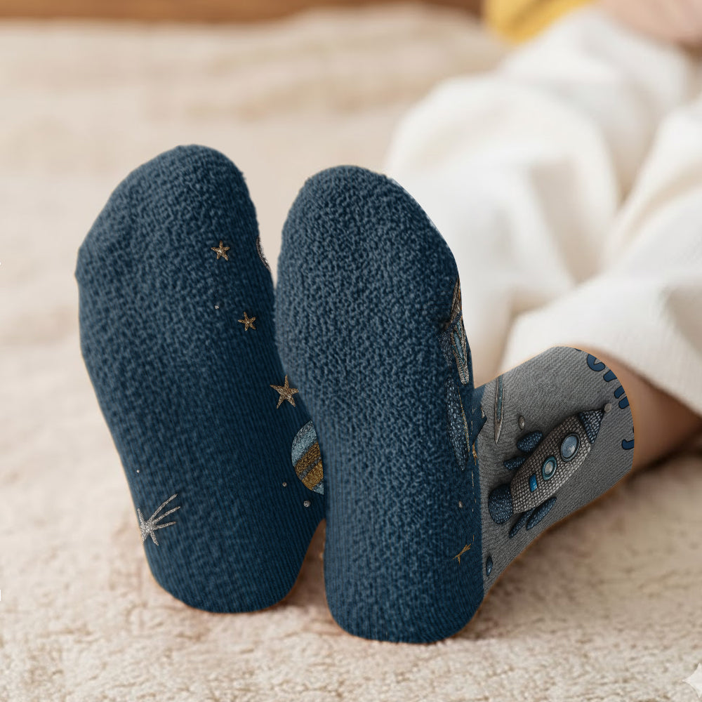 Chaussettes personnalisées pour enfants de la marque Spaceship
