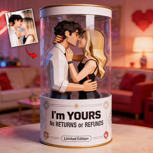 Je t'aime - Plaque acrylique personnalisée pour couple, forme sur mesure