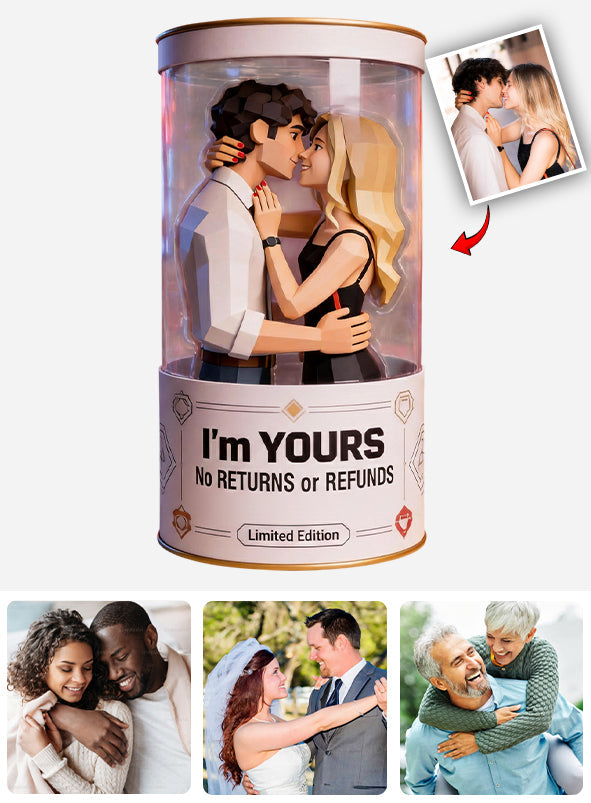 Je t'aime - Plaque acrylique personnalisée pour couple, forme sur mesure