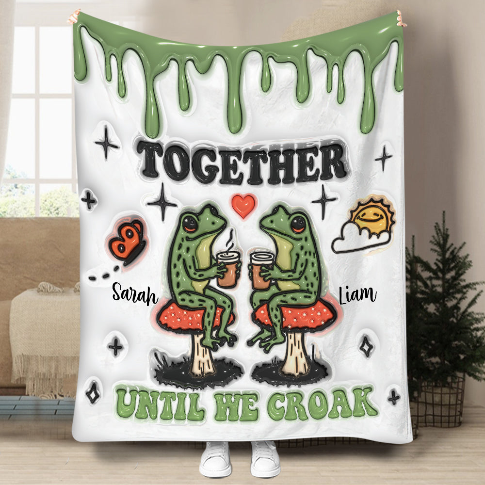 Ensemble jusqu'à la mort - Couverture grenouille personnalisée