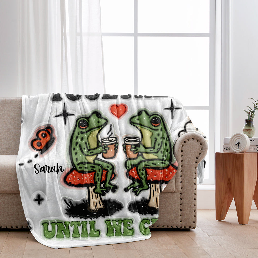 Ensemble jusqu'à la mort - Couverture grenouille personnalisée
