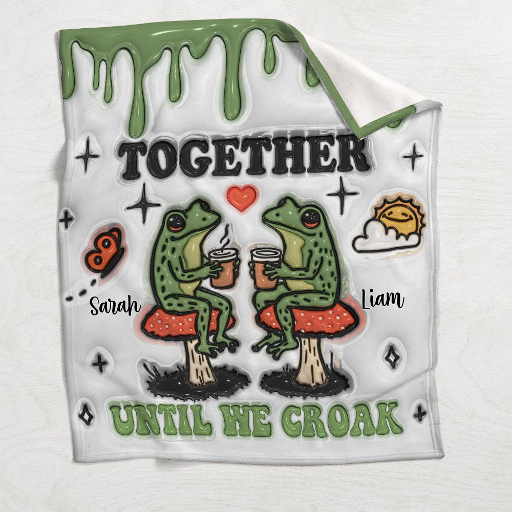 Ensemble jusqu'à la mort - Couverture grenouille personnalisée