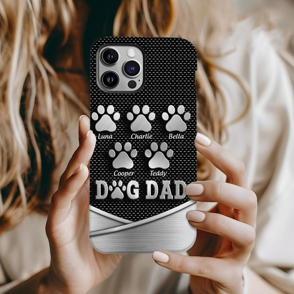 Dog Dad - Personalized Dog Full Print Phone Case