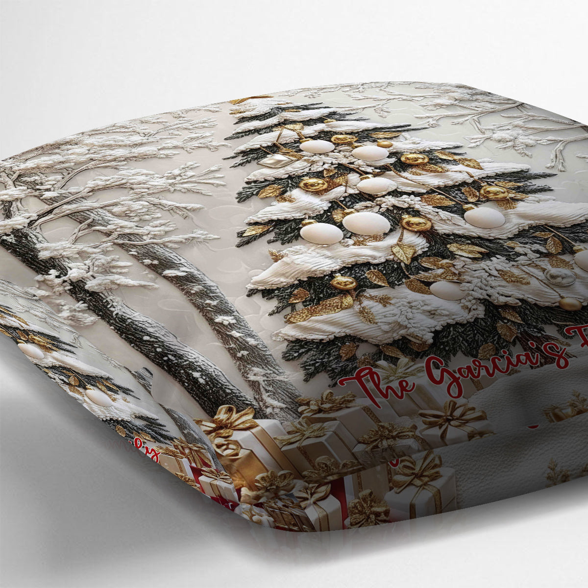 Coussin décoratif de Noël personnalisé - Fêtes de Noël