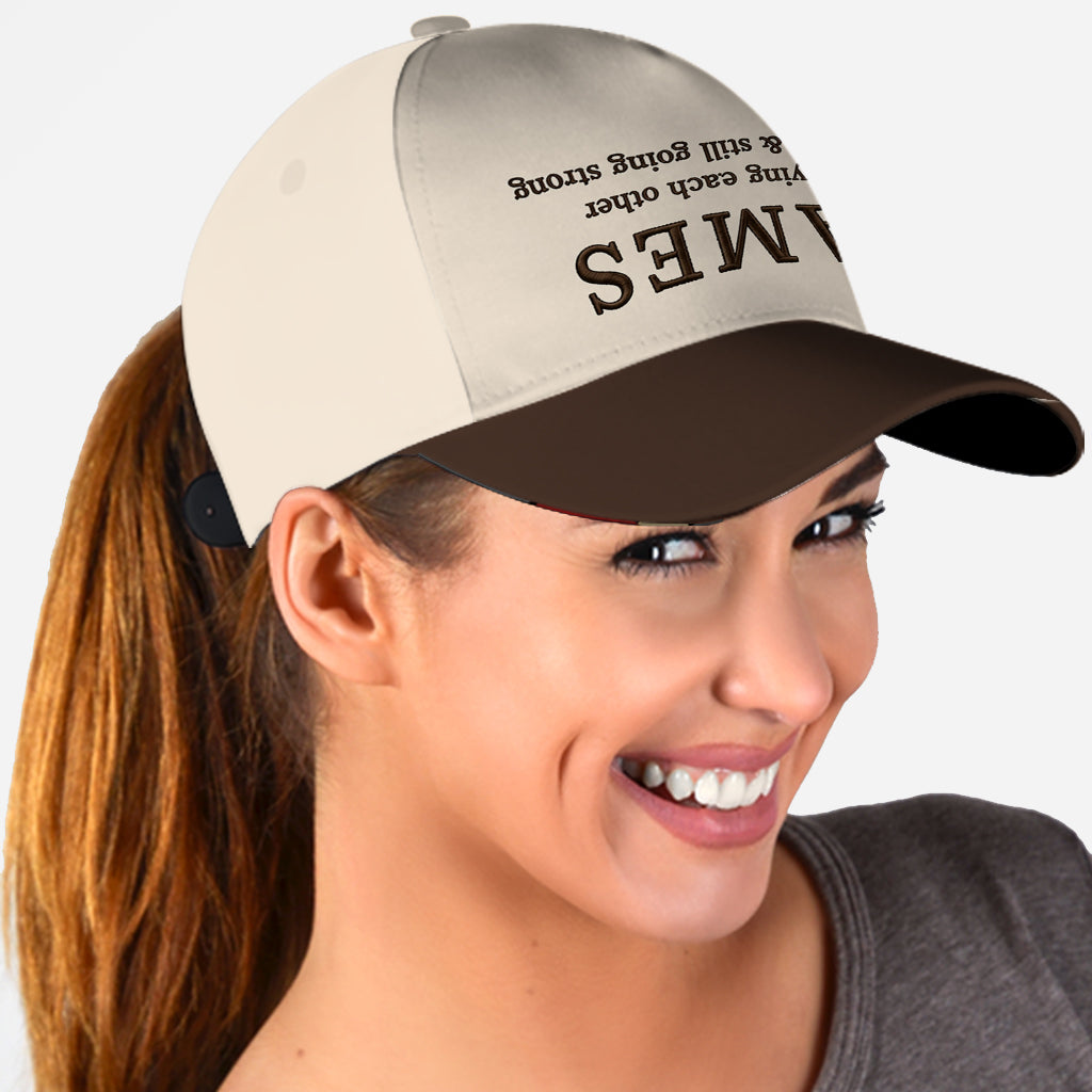 Nous nous taquinons depuis & Toujours aussi forts - Casquette classique personnalisée