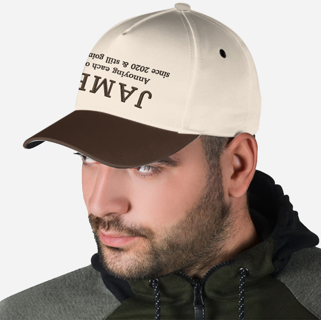 Nous nous taquinons depuis & Toujours aussi forts - Casquette classique personnalisée
