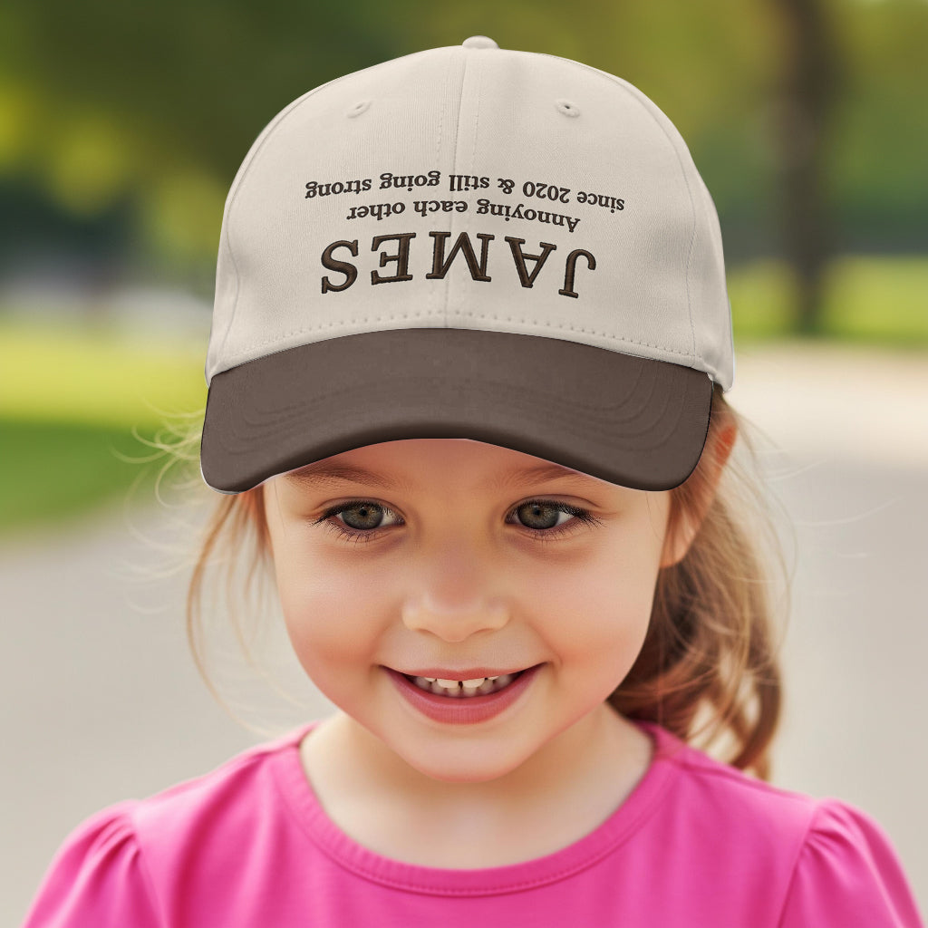 Nous nous taquinons depuis & Toujours aussi forts - Casquette classique personnalisée