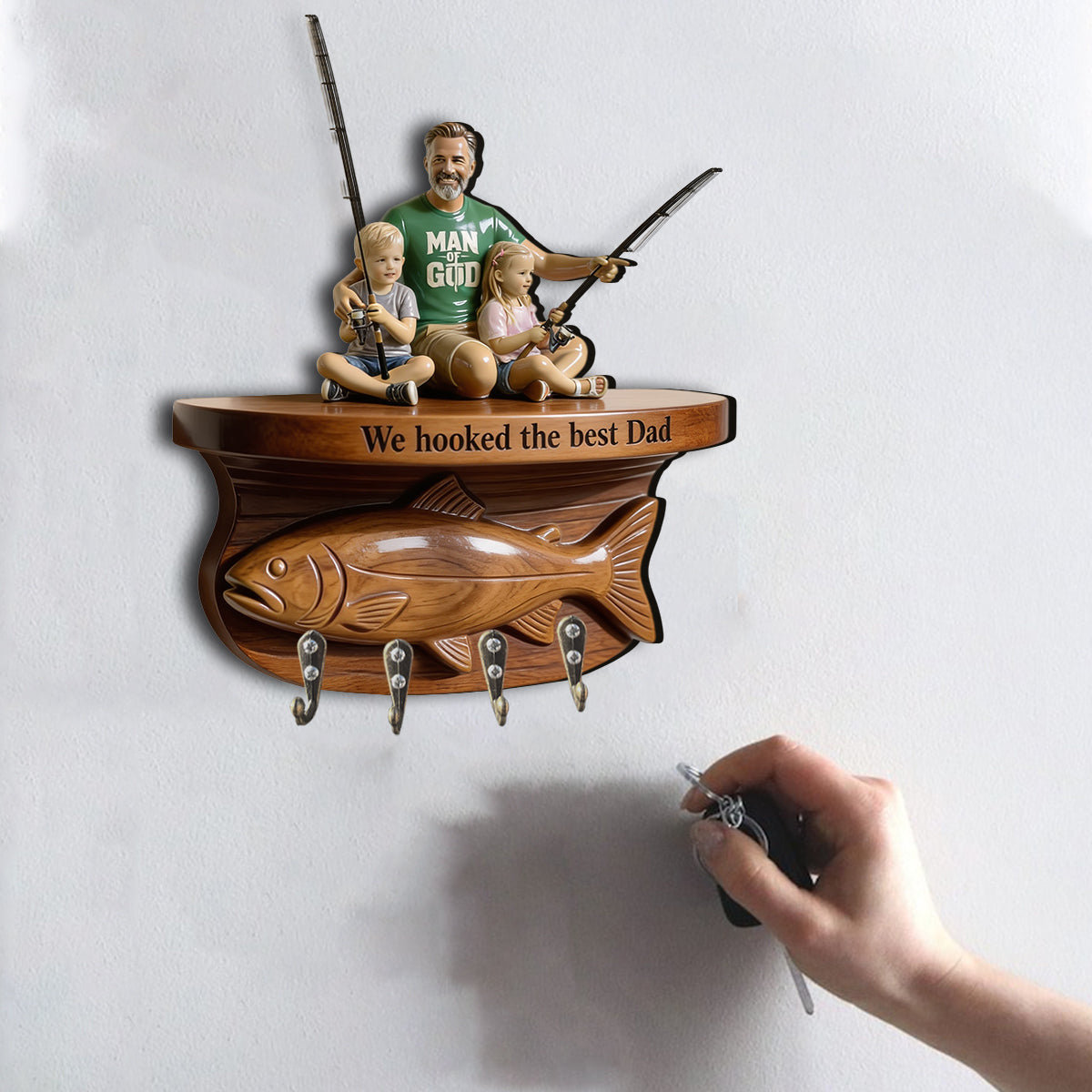 Fishing Life - Support mural de pêche personnalisé