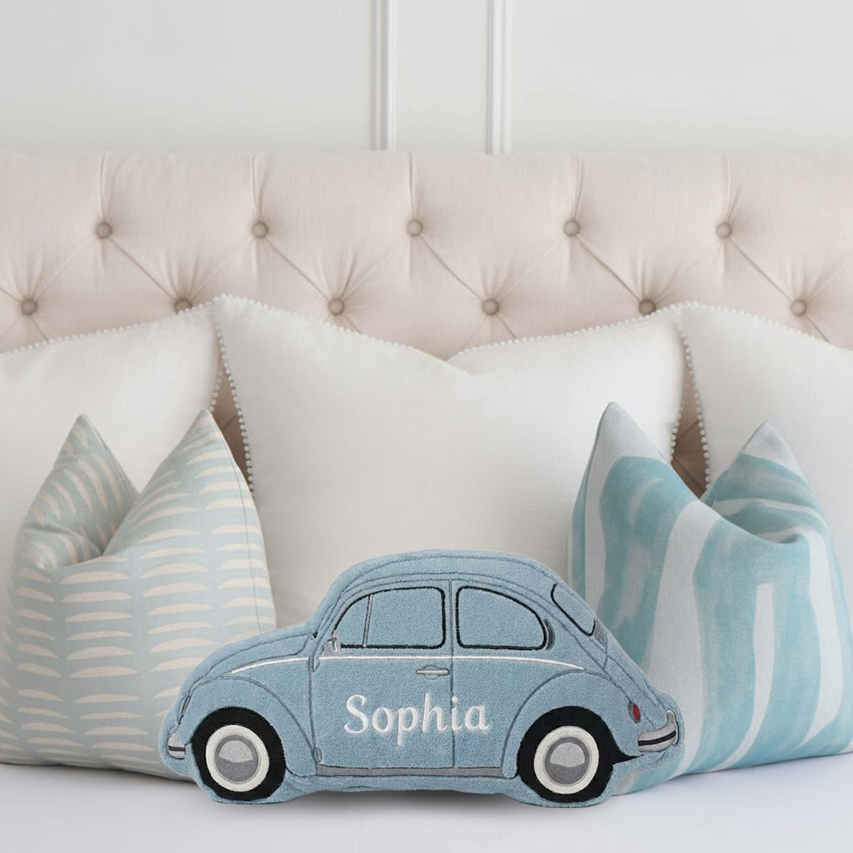 Custom Pillow For Car Lovers - Personalized Car Lover Faux Fur Shaped Pillow