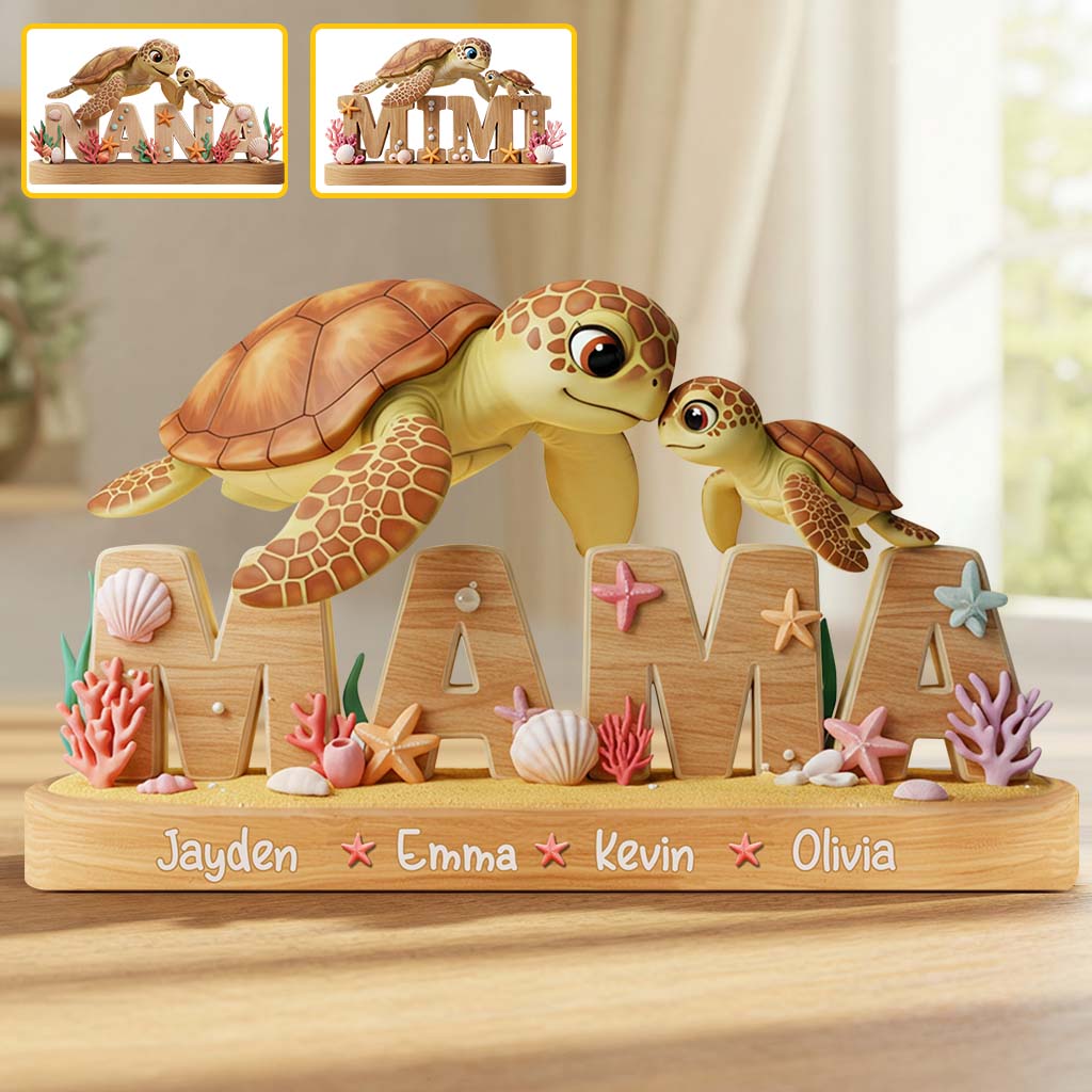 We Love You - Personalized Mother Custom Shaped Acrylic Plaque