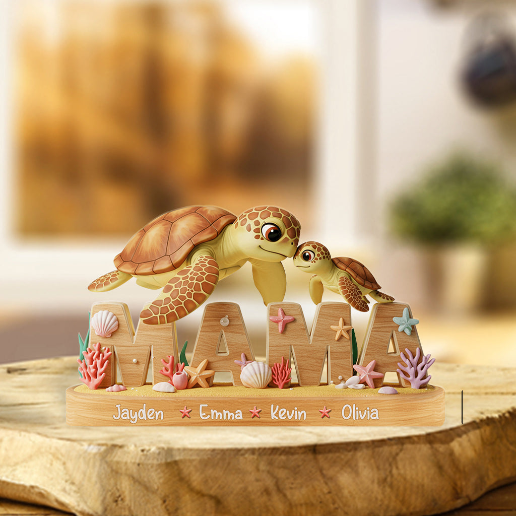 We Love You - Personalized Mother Custom Shaped Acrylic Plaque