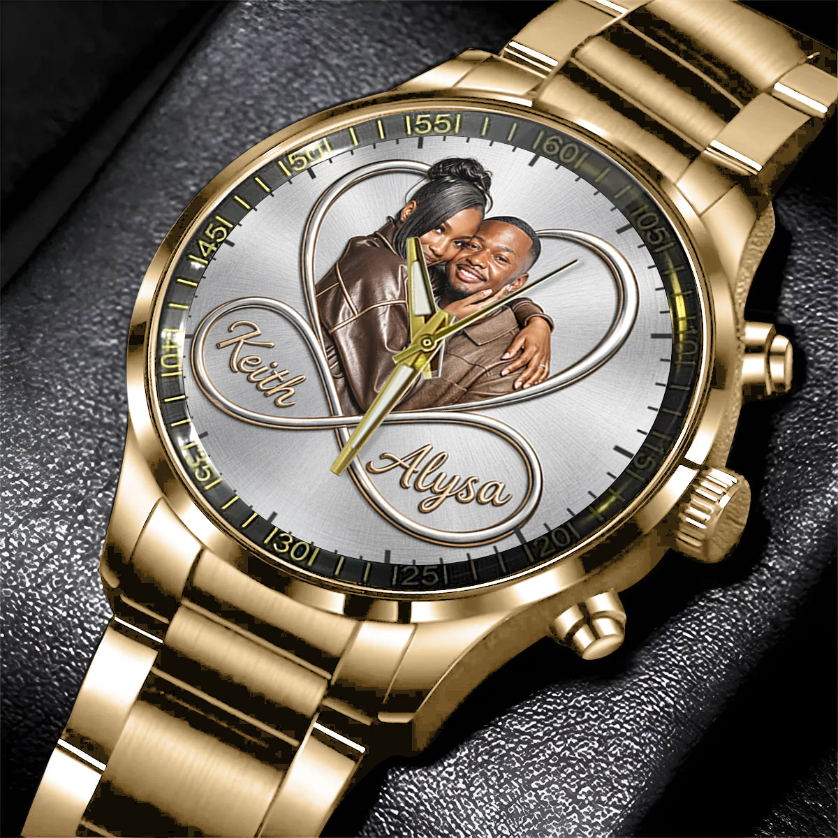 I Love You - Personalized Couple Hand Watch