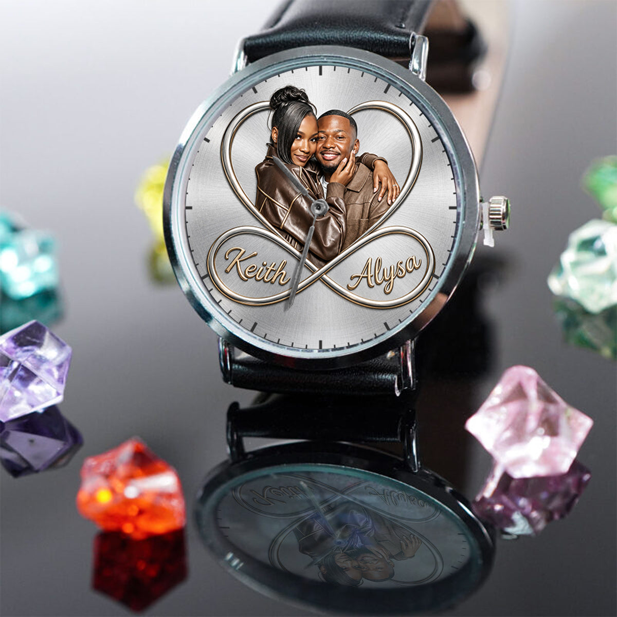 I Love You - Personalized Couple Hand Watch