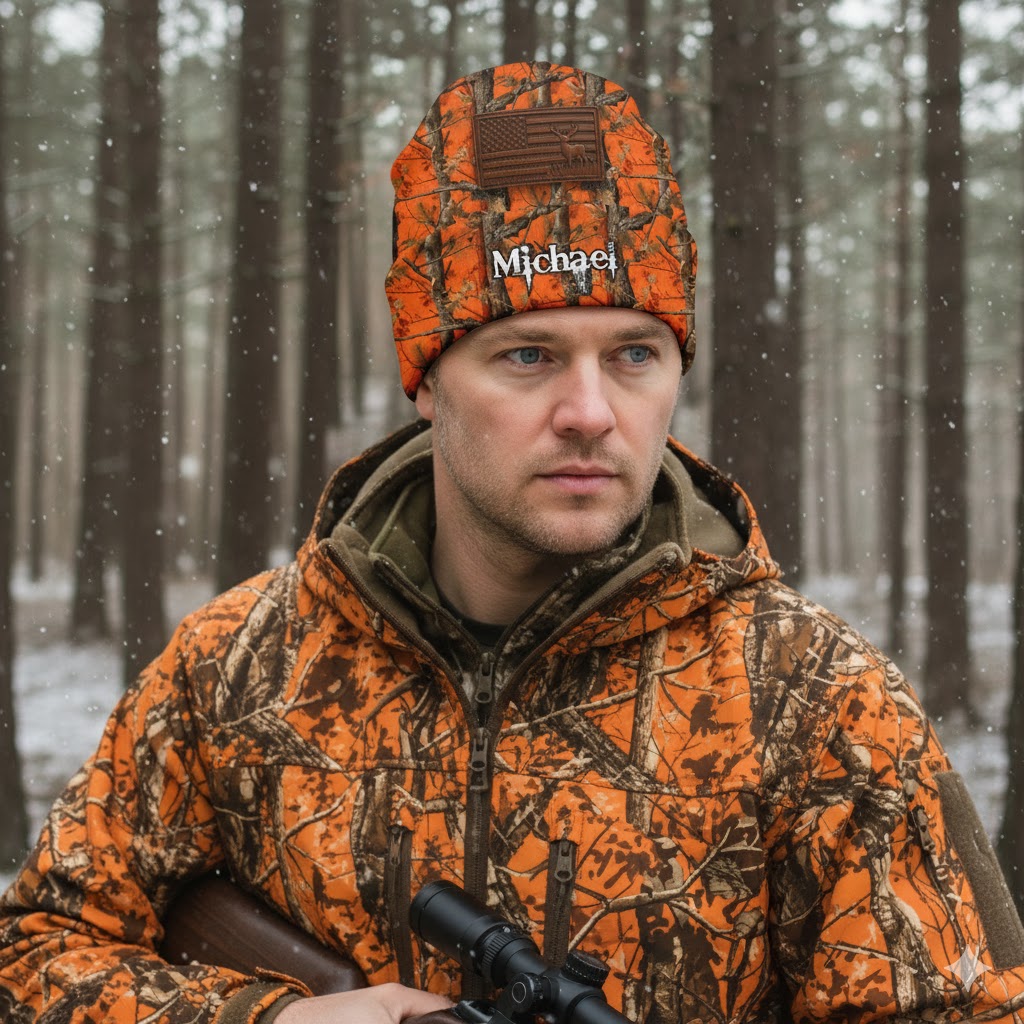 Bonnet de chasse camouflage personnalisé