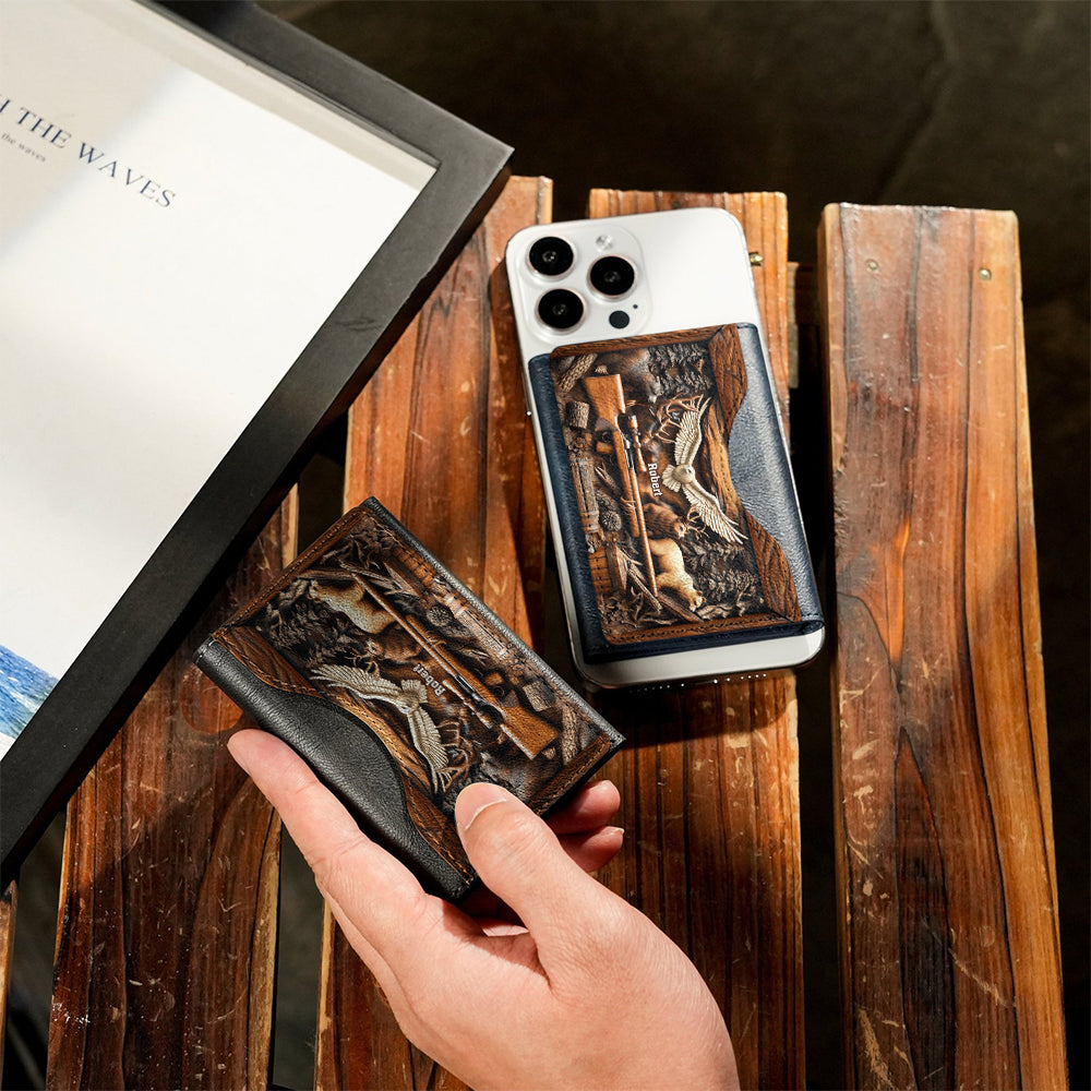 Meilleur chasseur de tous les temps - Portefeuille Magsafe de chasse personnalisé