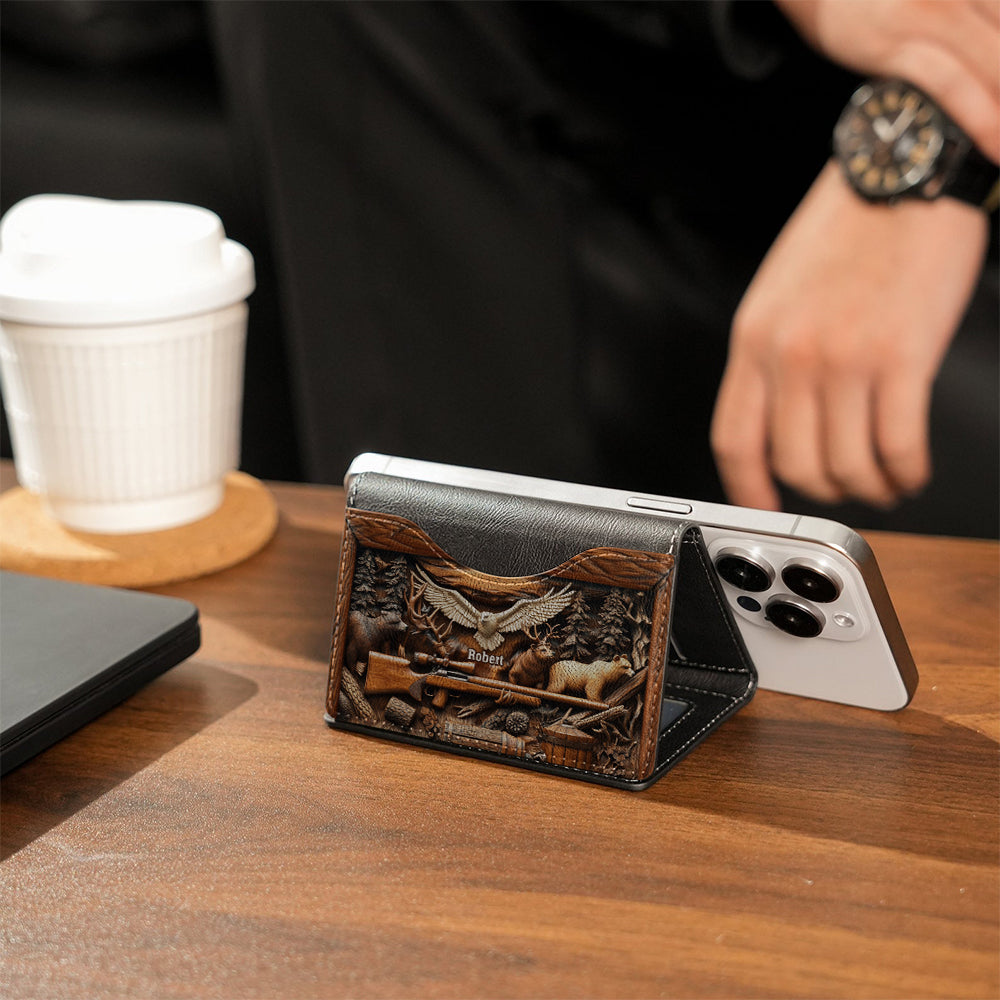 Meilleur chasseur de tous les temps - Portefeuille Magsafe de chasse personnalisé