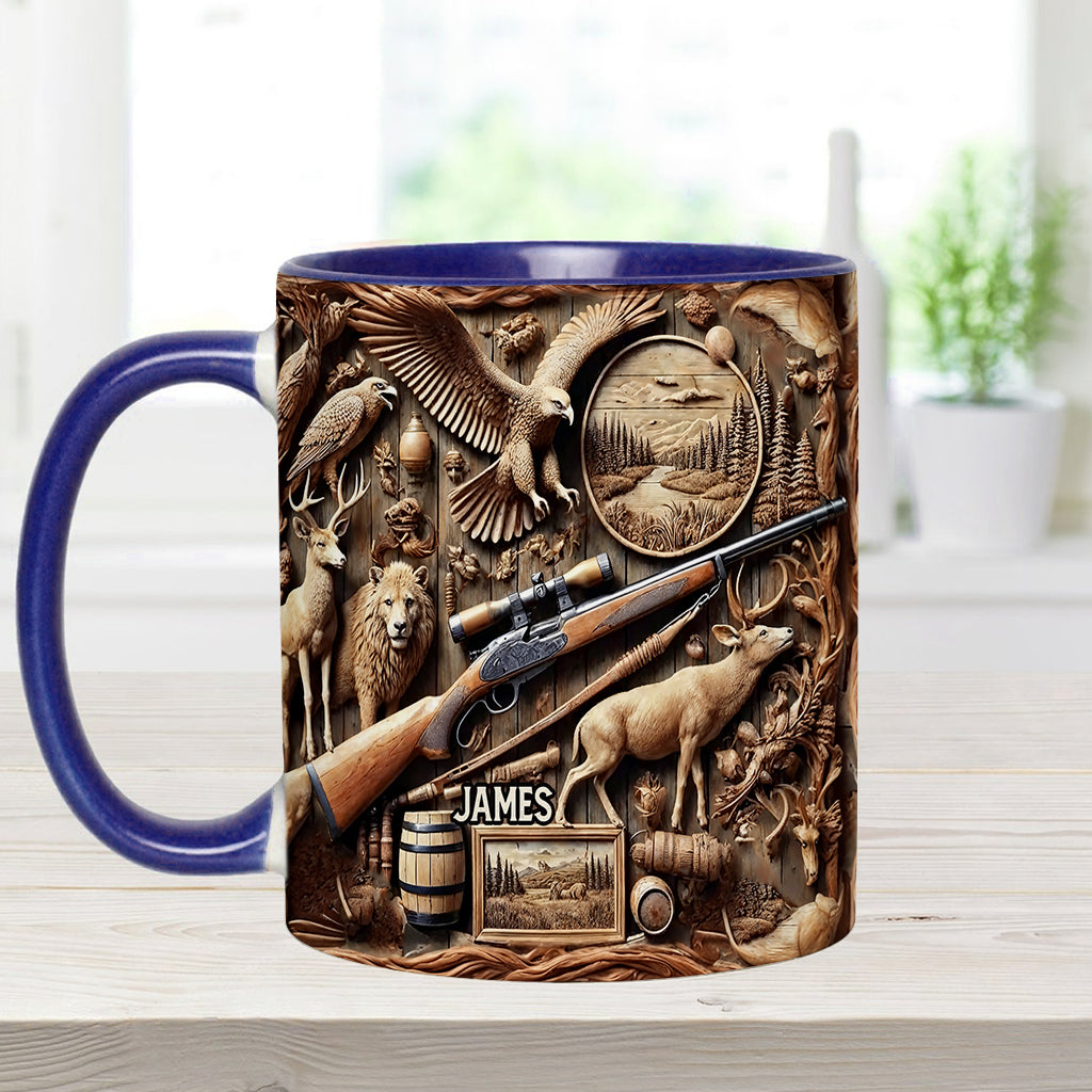 Love Hunting - Personalized Hunting Accent Mug
