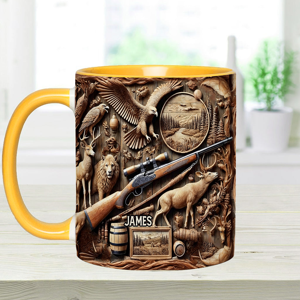 Love Hunting - Personalized Hunting Accent Mug