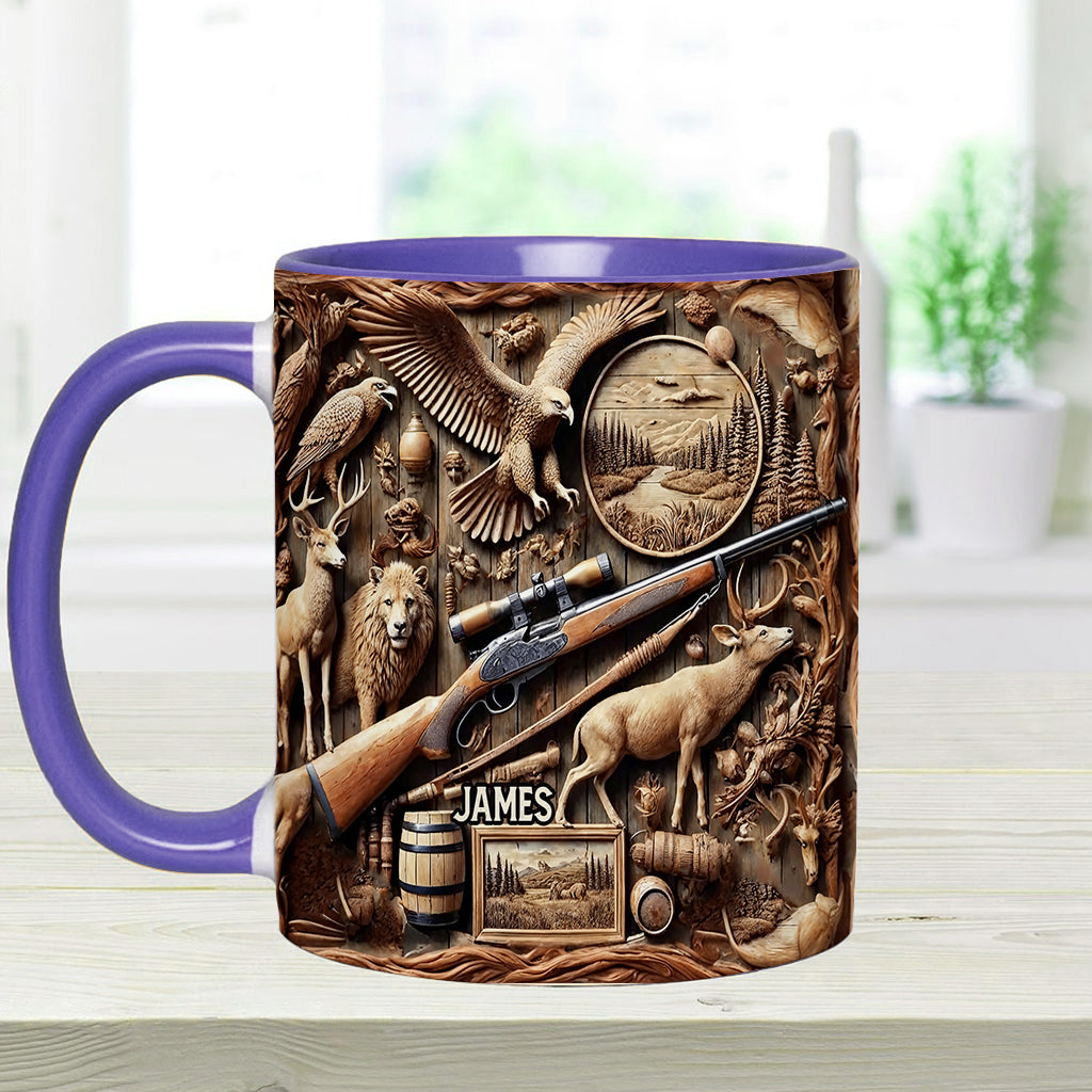 Love Hunting - Personalized Hunting Accent Mug