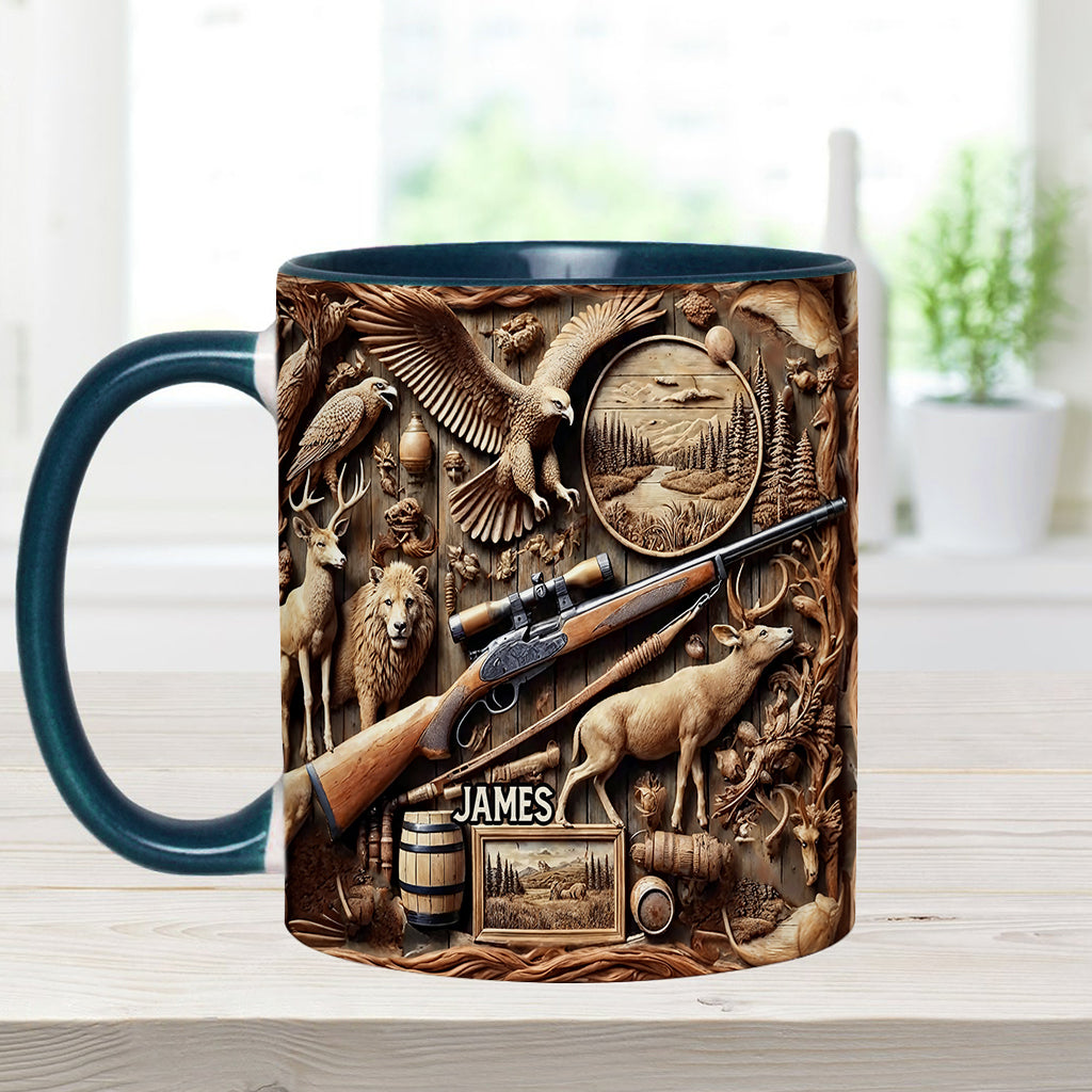 Love Hunting - Personalized Hunting Accent Mug