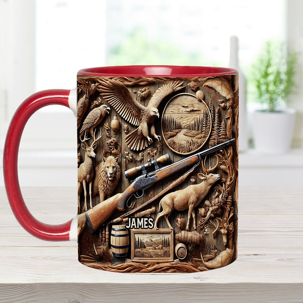 Love Hunting - Personalized Hunting Accent Mug