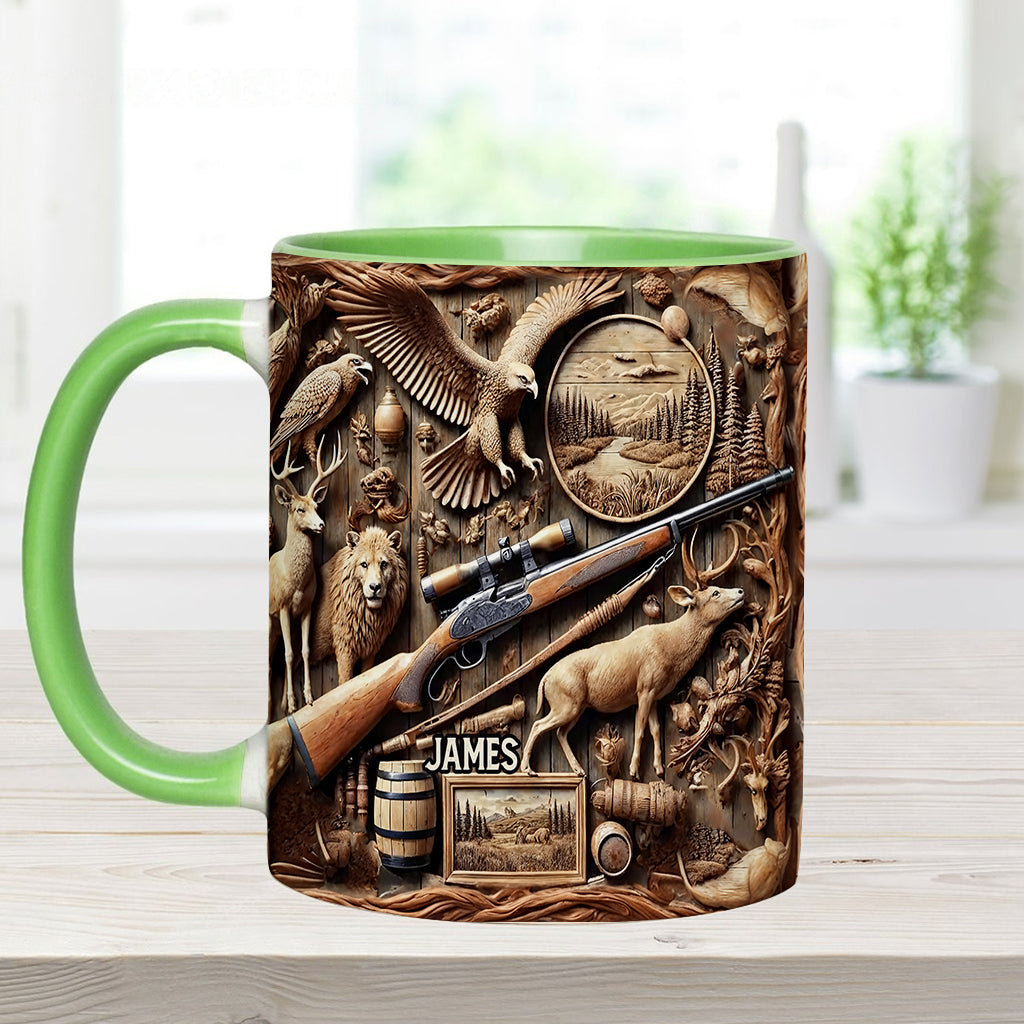 Love Hunting - Personalized Hunting Accent Mug