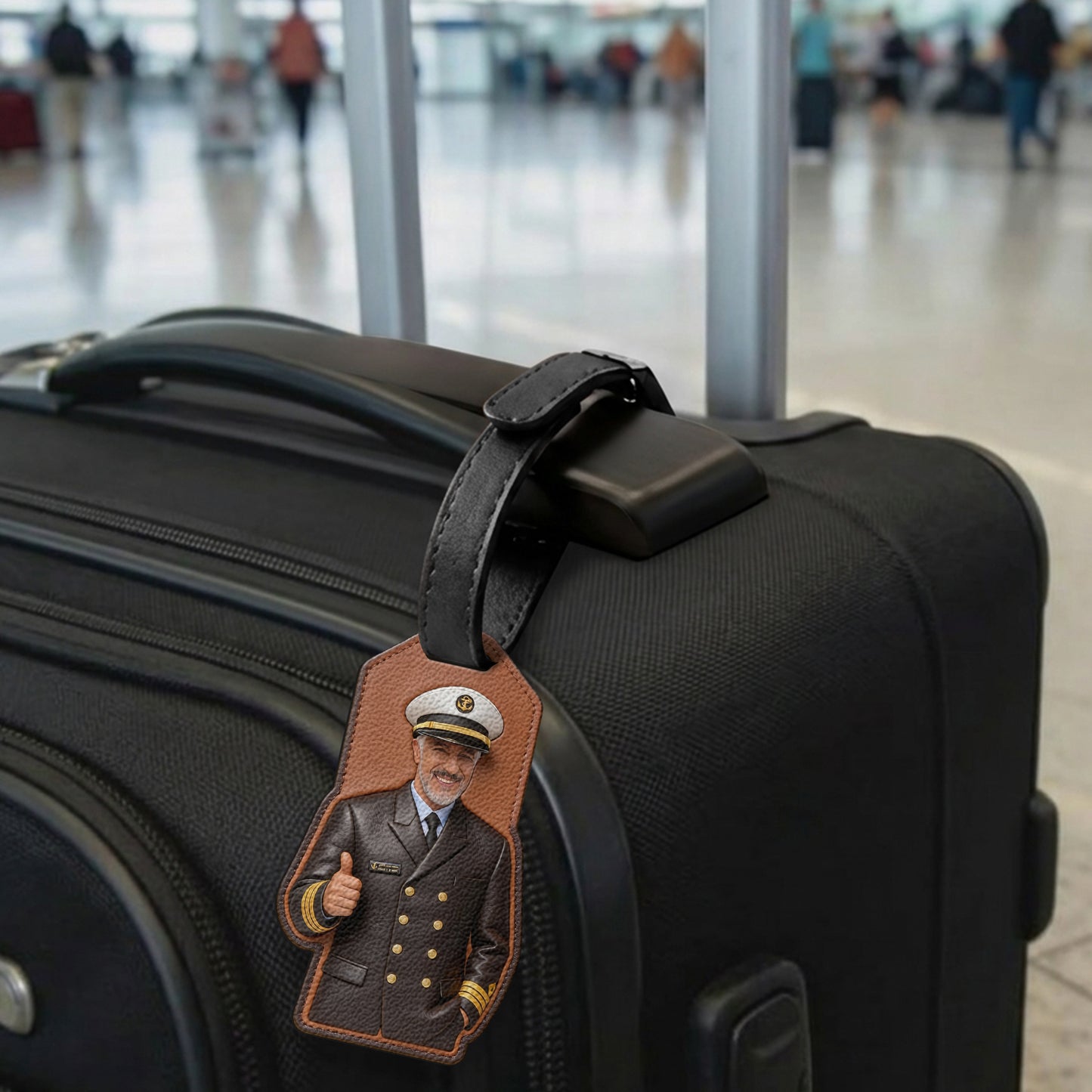 Cadeau Personnalisé Pour Voyageurs - Étiquette de Bagage Personnalisée