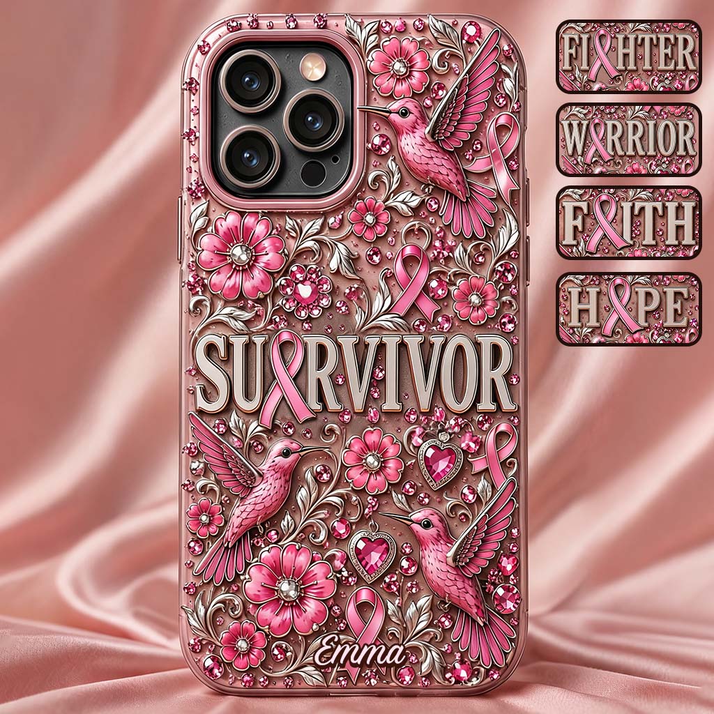 Breast Cancer Awareness - Personalized Breast Cancer Awareness Full Print Phone Case