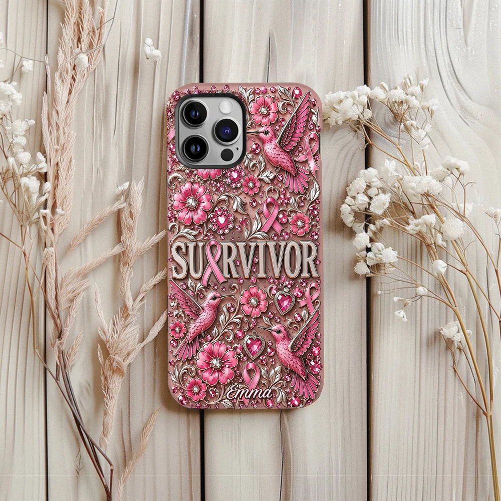 Breast Cancer Awareness - Personalized Breast Cancer Awareness Full Print Phone Case