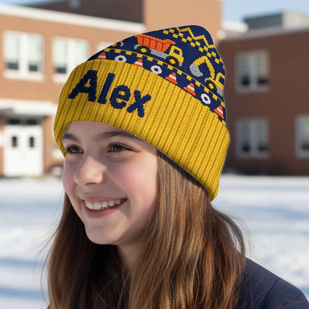 Gift for Kids, Christmas Gift Idea - Personalized Kid Beanie Hat