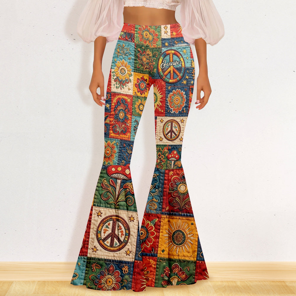 Hippie Soul - Leggings Évasés Personnalisés