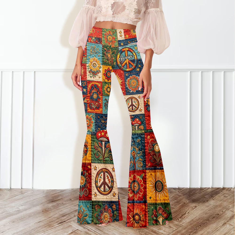 Hippie Soul - Leggings Évasés Personnalisés