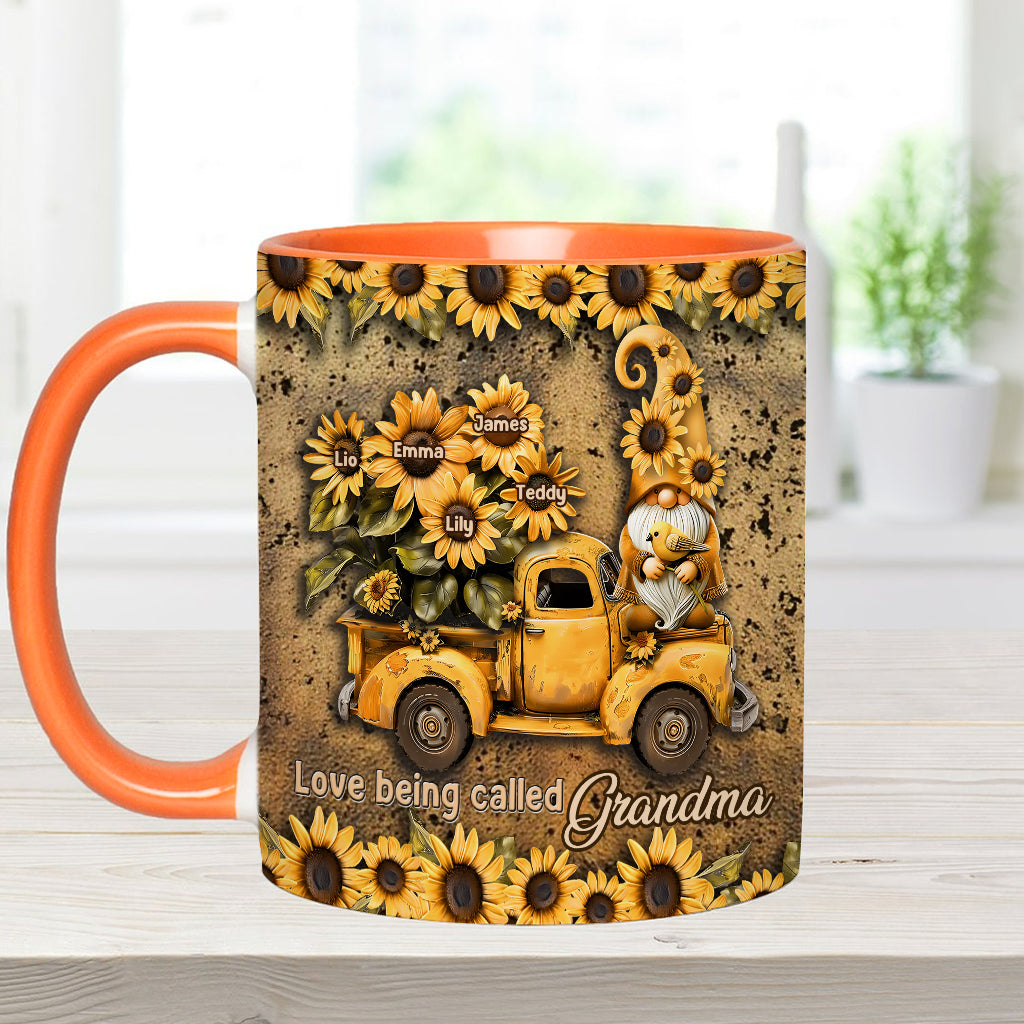 Love Grandma - Personalized Grandma Accent Mug