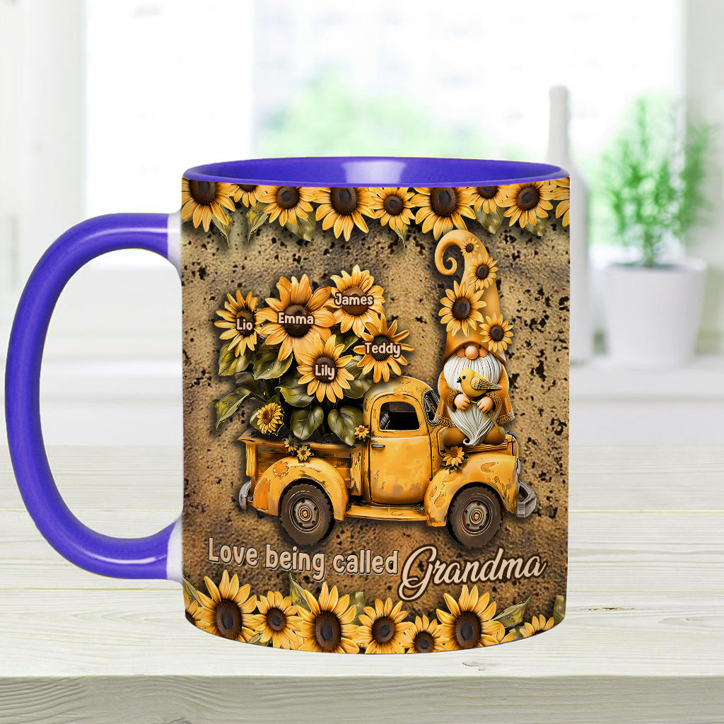 Love Grandma - Personalized Grandma Accent Mug