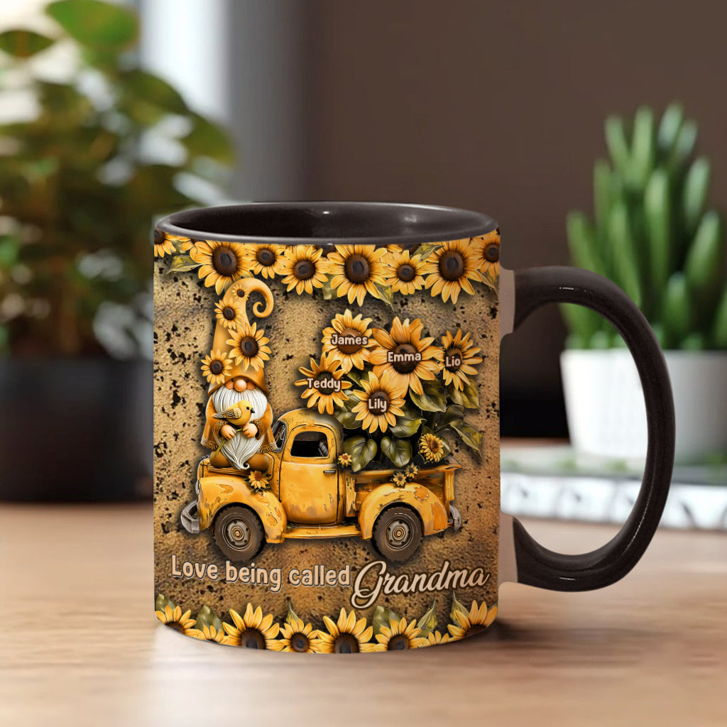 Love Grandma - Personalized Grandma Accent Mug