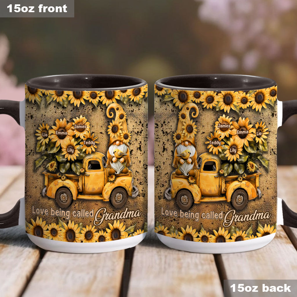 Love Grandma - Personalized Grandma Accent Mug