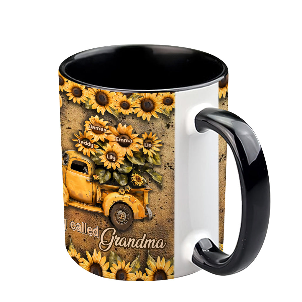 Love Grandma - Personalized Grandma Accent Mug