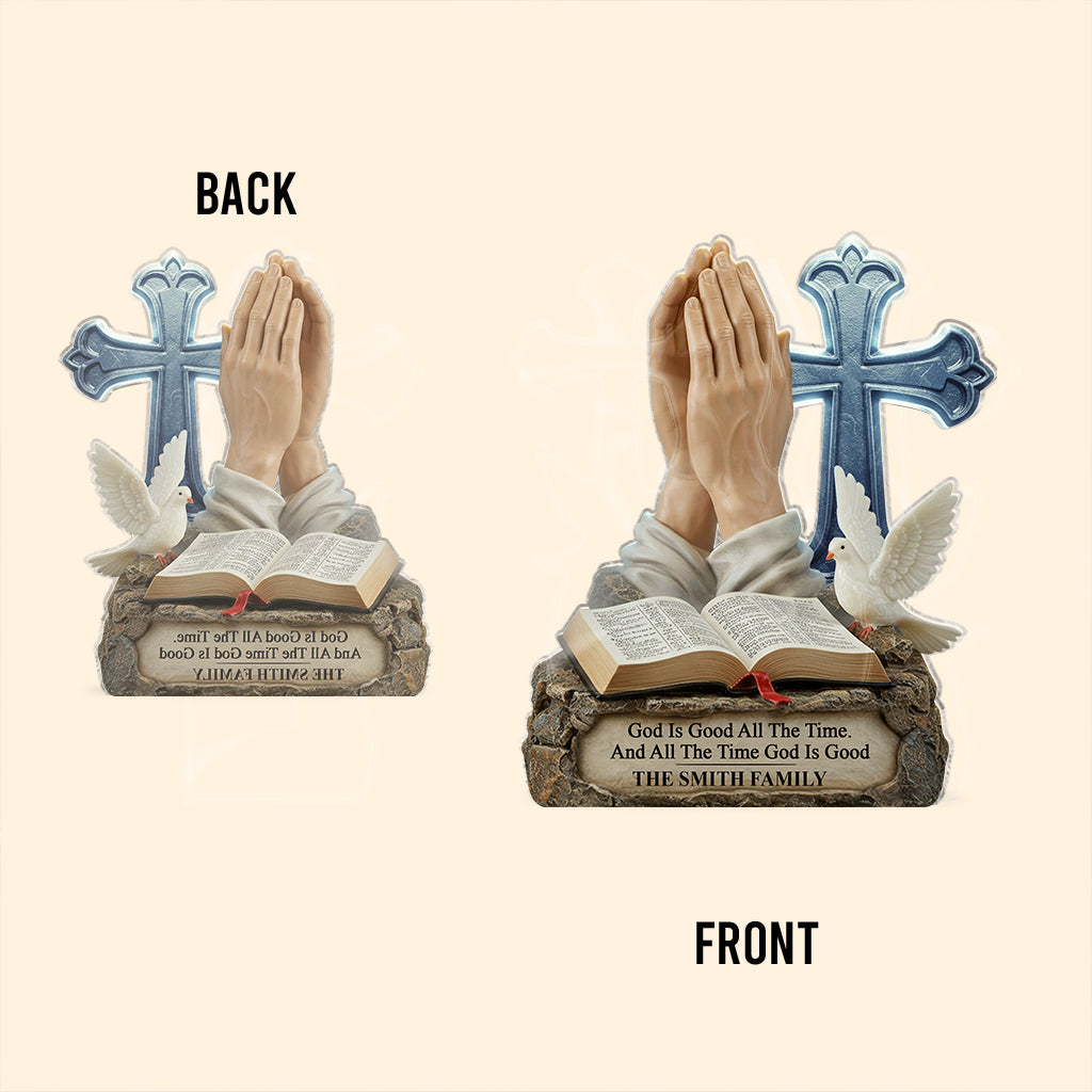 Dieu est bon - Plaque acrylique chrétienne personnalisée en forme sur mesure