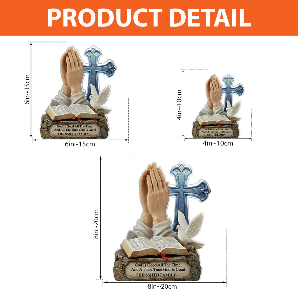 Dieu est bon - Plaque acrylique chrétienne personnalisée en forme sur mesure